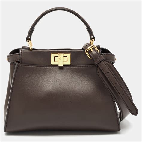 fendi brown peekaboo|Fendi peekaboo for sale.